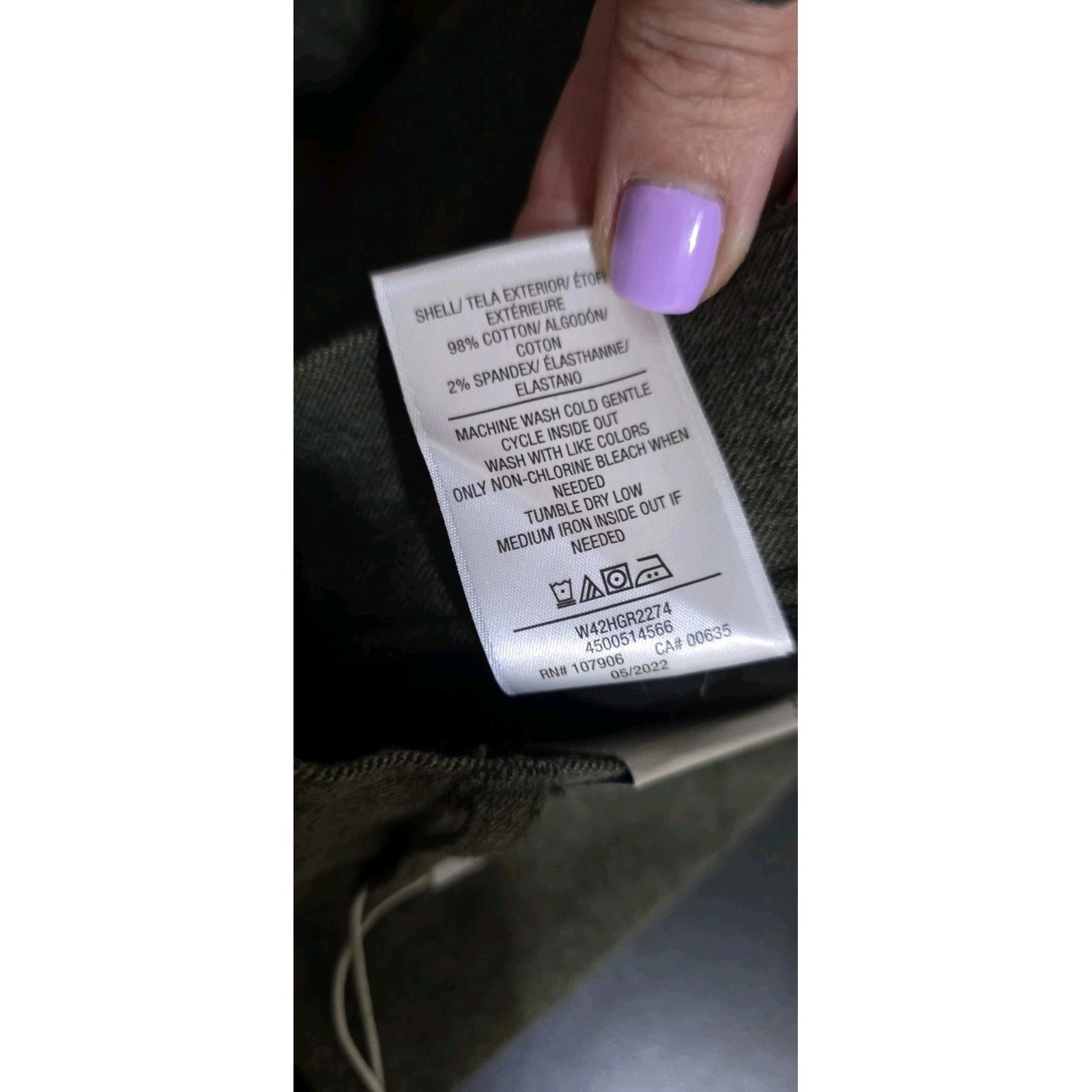 New Hudson Pants 33x32 Men Straight Heather Green Career Trouser Slack Business — image 7 of 8